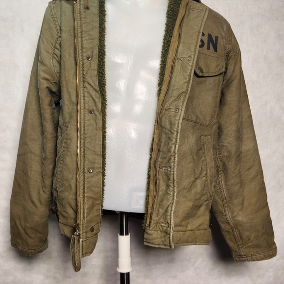 Vintage U.S Navy Mens Jacket Bronson Clothing Company - Picture 8 of 16